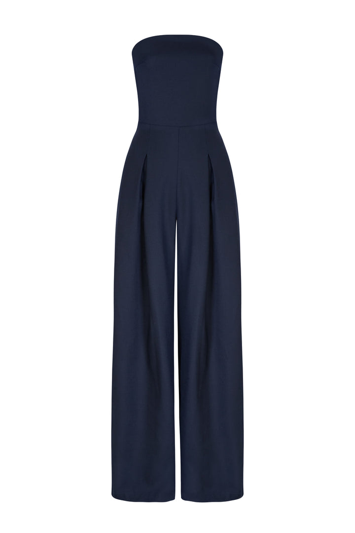 Blue Strap Jumpsuit