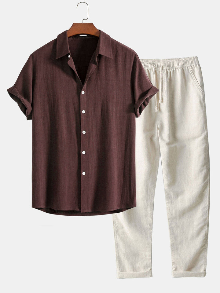 MIKE | Shirt and Pants Two Pieced Set Men