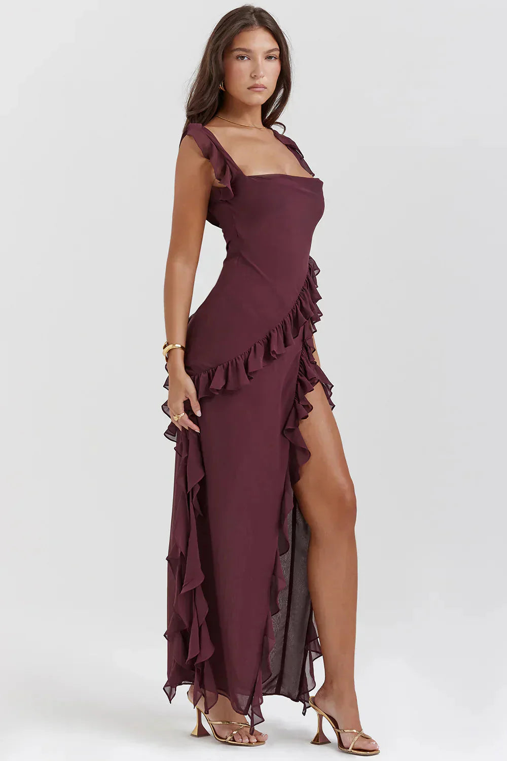 ALESSIA™ |  Maxi Dress with a Slit