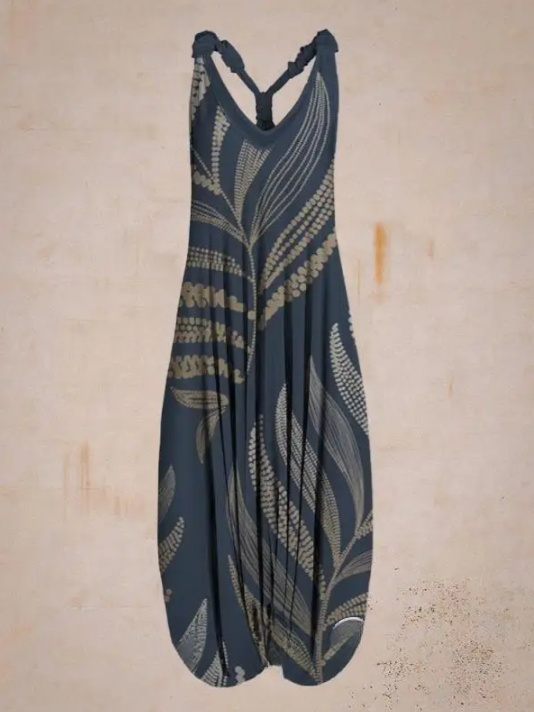 Lana - Relaxed Bohemian Style Jumpsuit