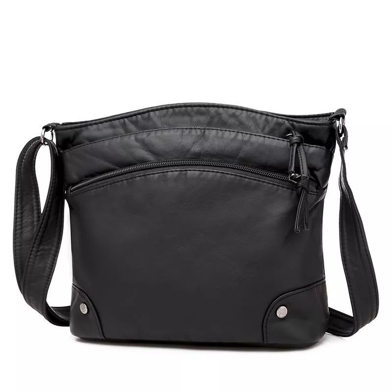 Agnethe - Soft Leather Crossbody Bag