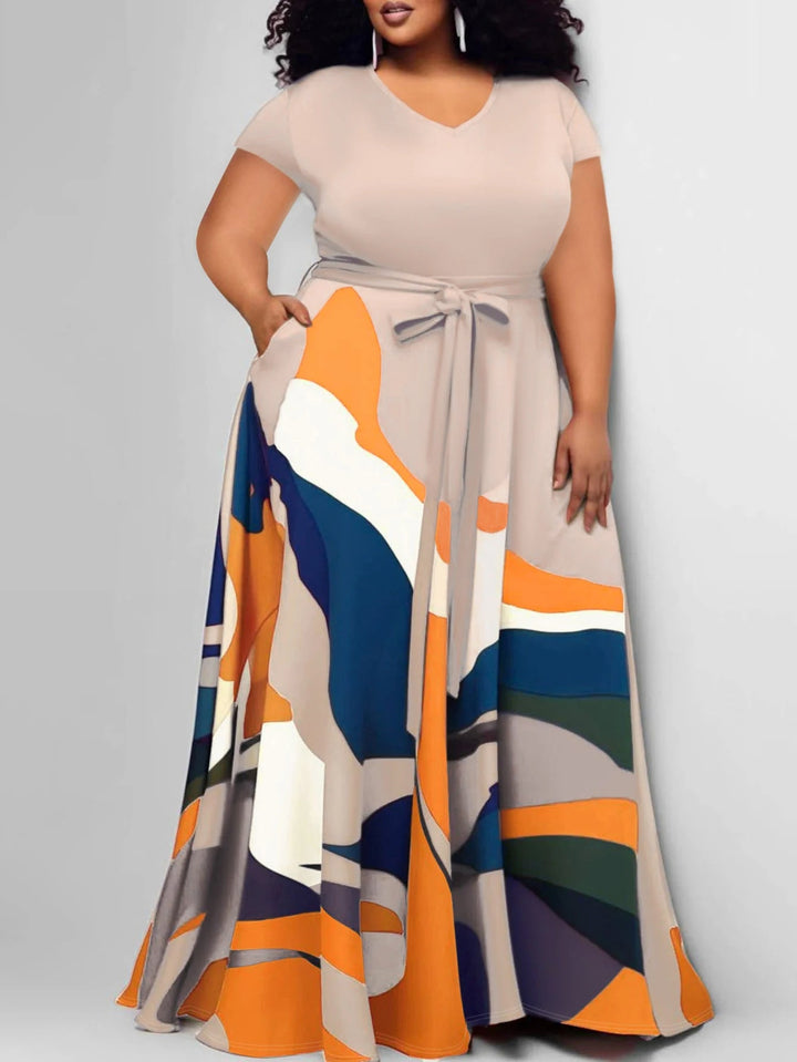 Plus Size Elegant A-line Dress