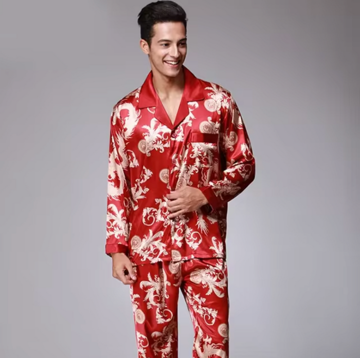 Sleepwear | Silk Mens Pyjamas