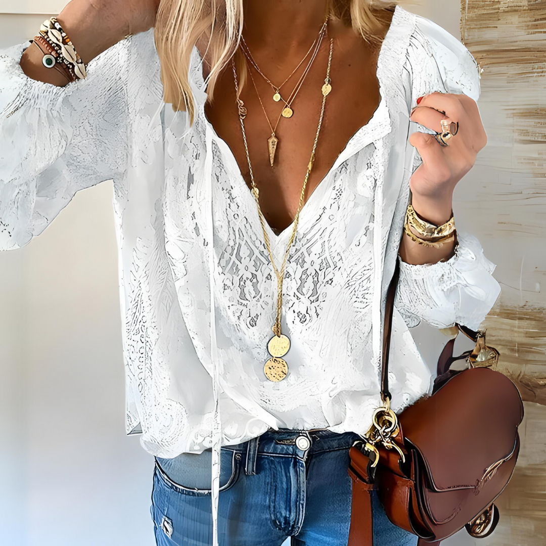 AVA | CROCHET BOHO BLOUSE