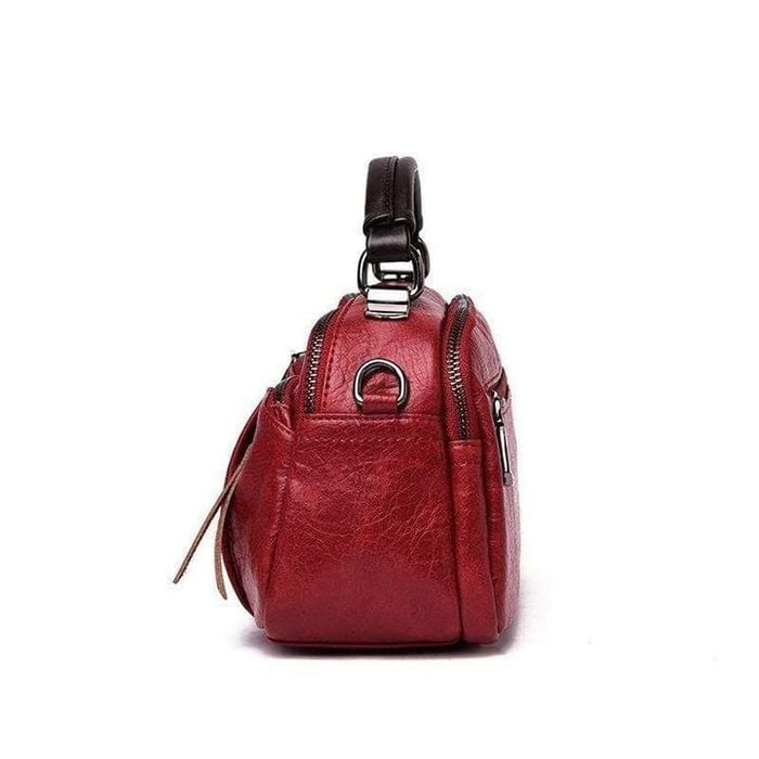 Scarlett - Handmade Multi Pocket Soft Leather Bag