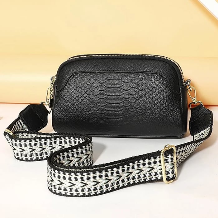 Mia - Stylish Alligator Pattern Leather Crossbody Bag