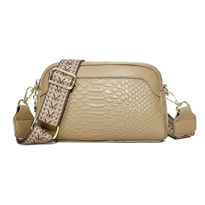 Mia - Stylish Alligator Pattern Leather Crossbody Bag