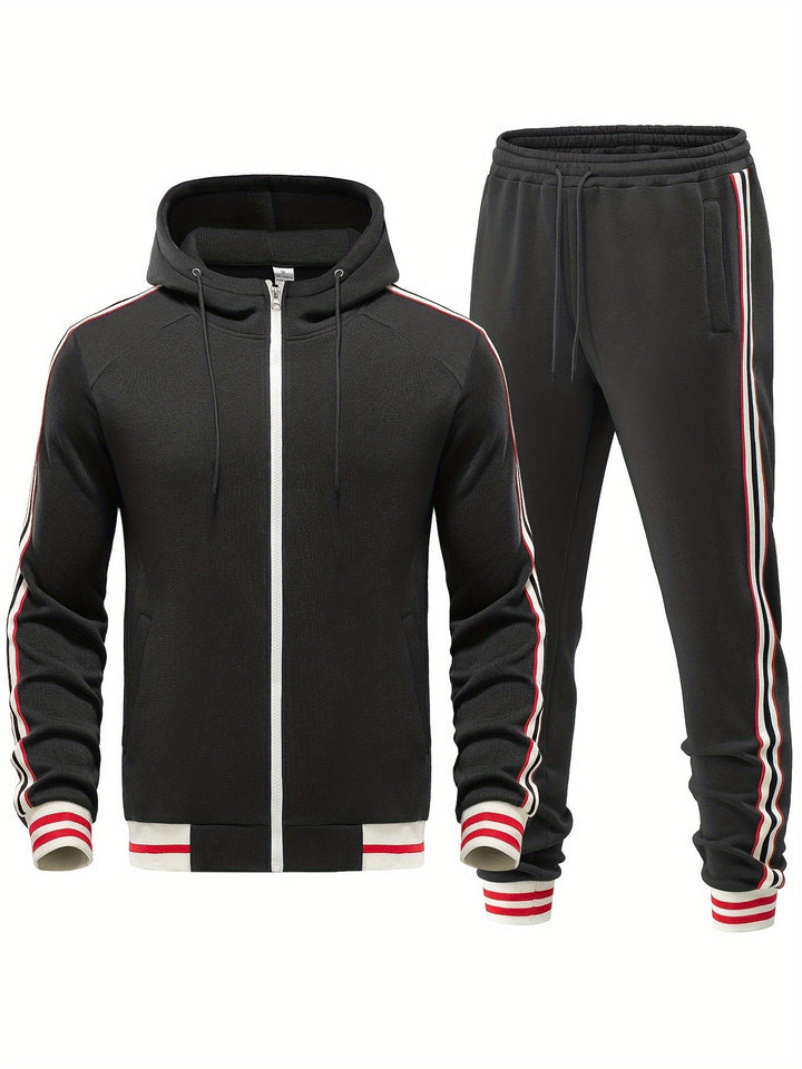 JUDE | 2-Piece Tracksuit with Stripe Pattern