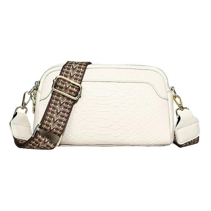 Mia - Stylish Alligator Pattern Leather Crossbody Bag