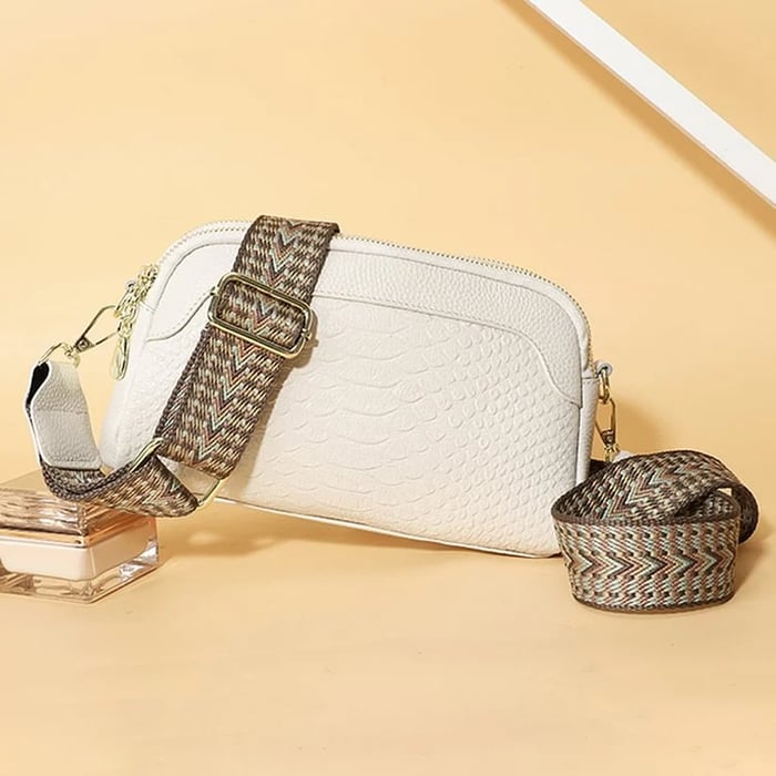 Mia - Stylish Alligator Pattern Leather Crossbody Bag