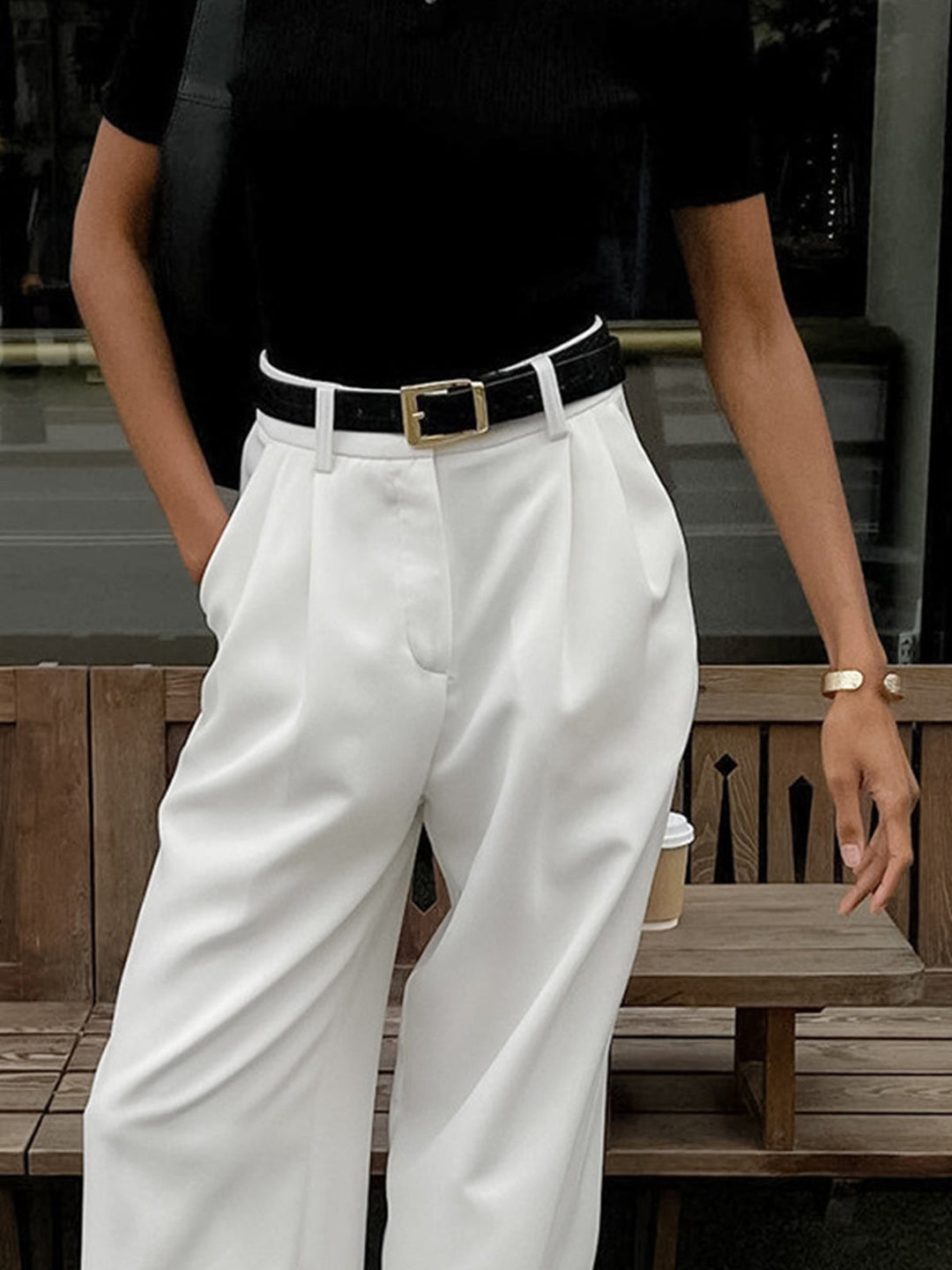 Theodora - Chic Wide Leg Trousers for Effortless Elegance