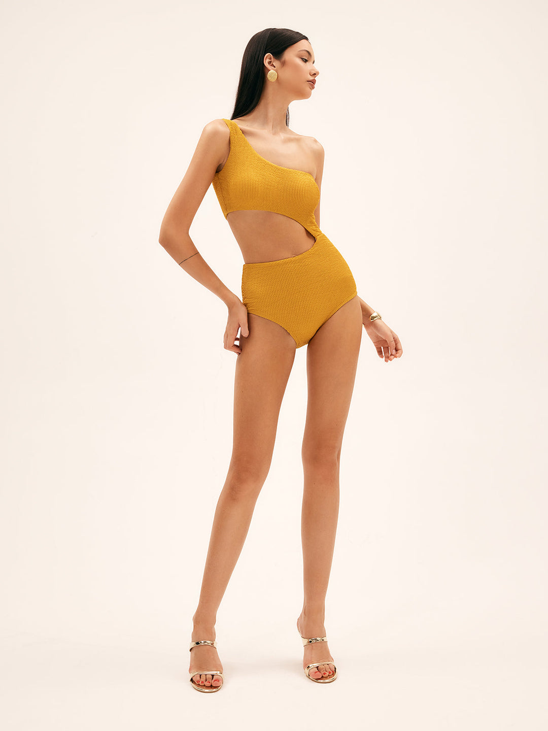 Juno™ - Sunflower Cutout Swimsuit