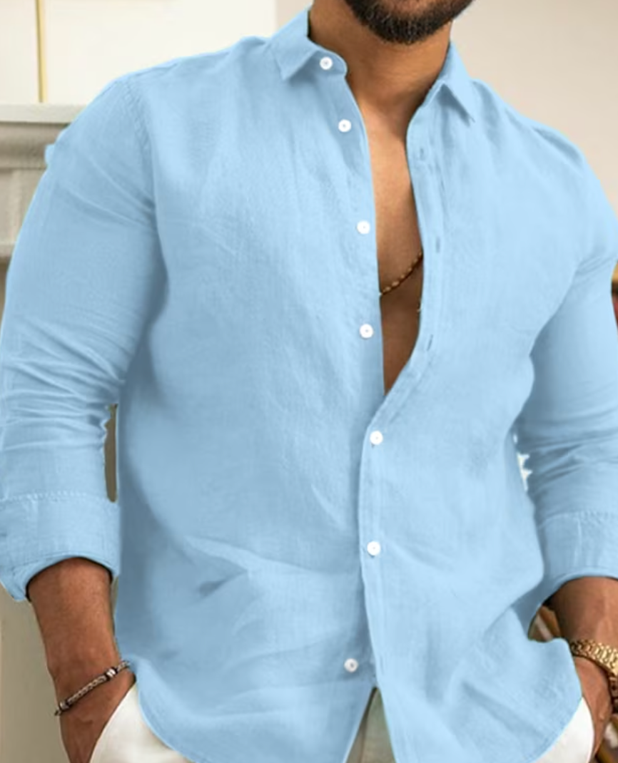 ELIJAH | Stylish Linen Shirt