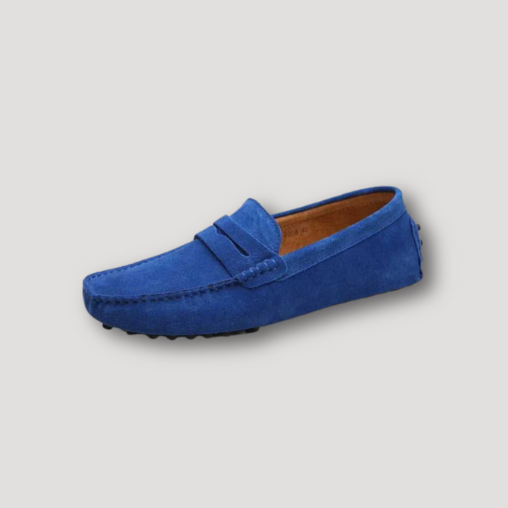 Moccasin Suede Shoes Penny Loafer Men