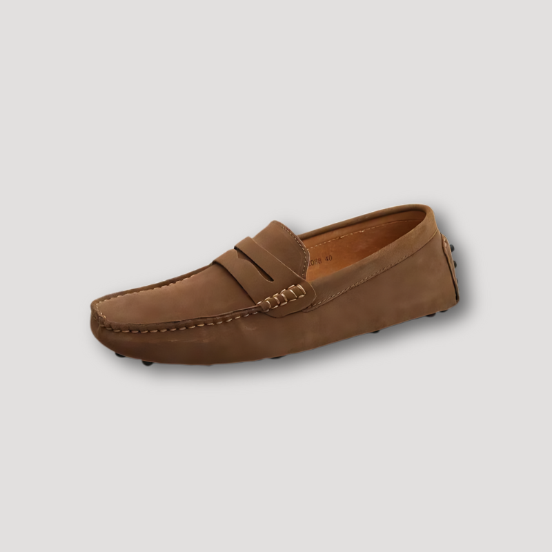 Moccasin Suede Shoes Penny Loafer Men