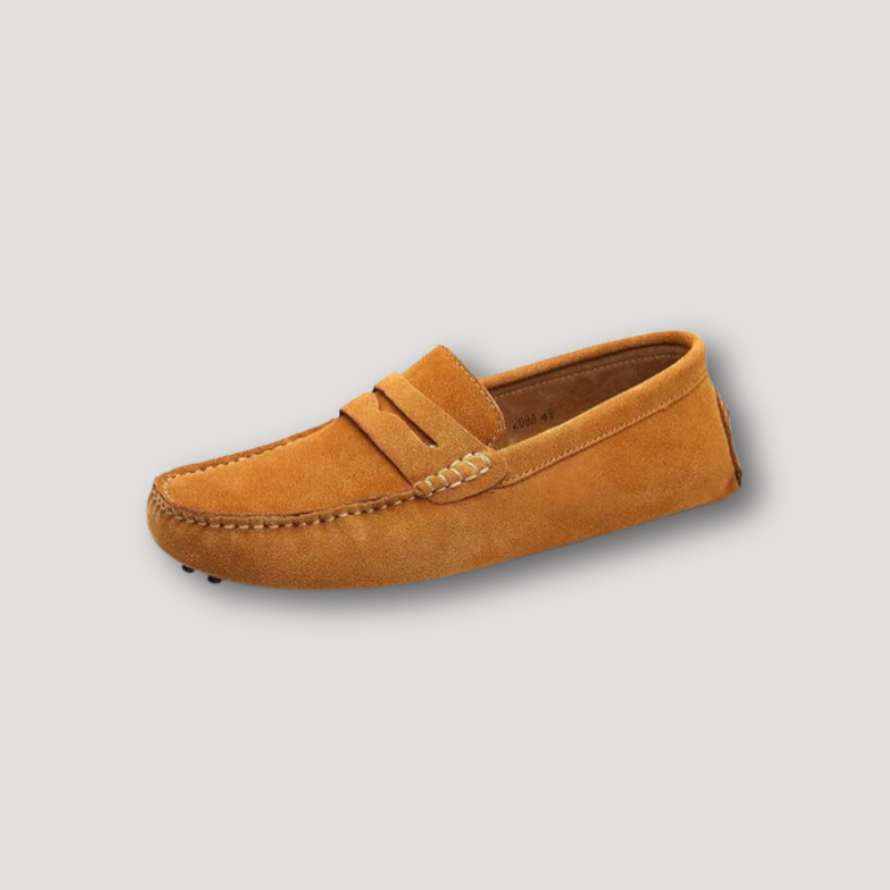 Moccasin Suede Shoes Penny Loafer Men