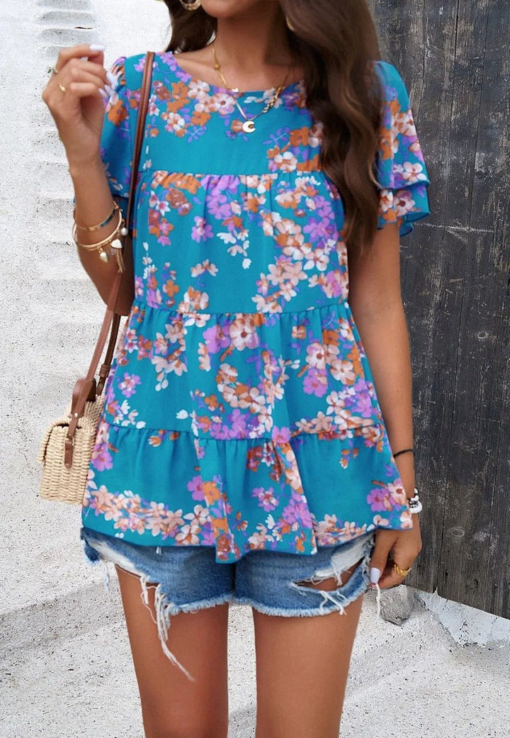 Floral Print Top | Keziah