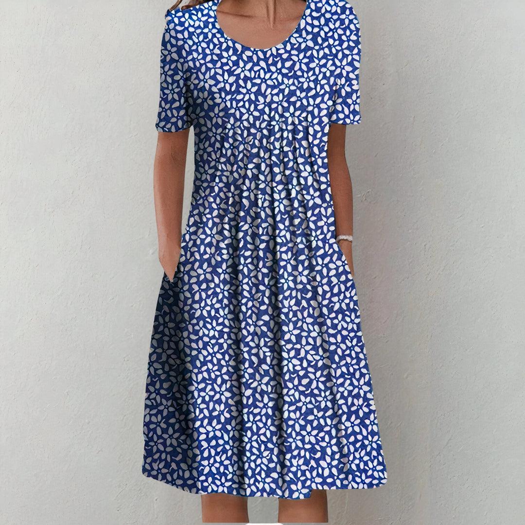 Elegant Cotton Summer Dress | Gemma