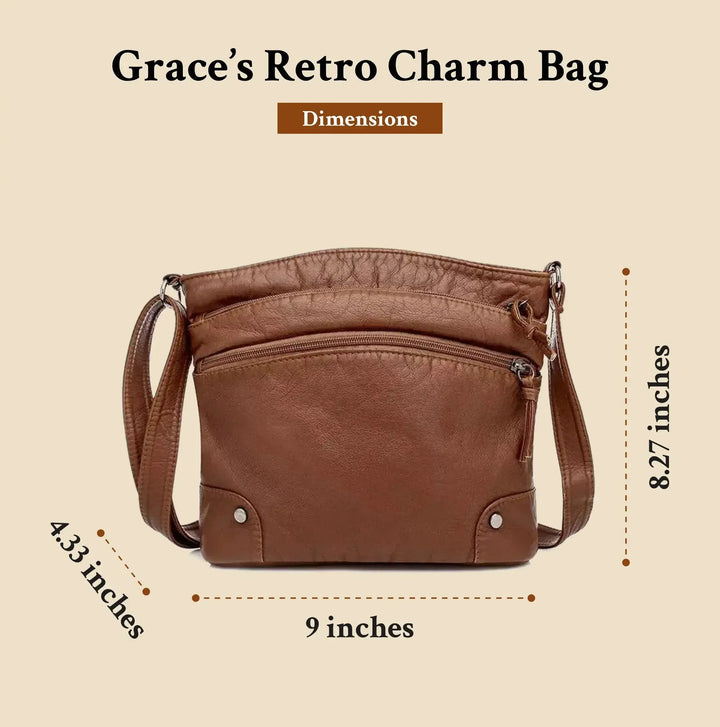 Grace’s Retro Charm | Soft Anti-Theft Messenger Bag