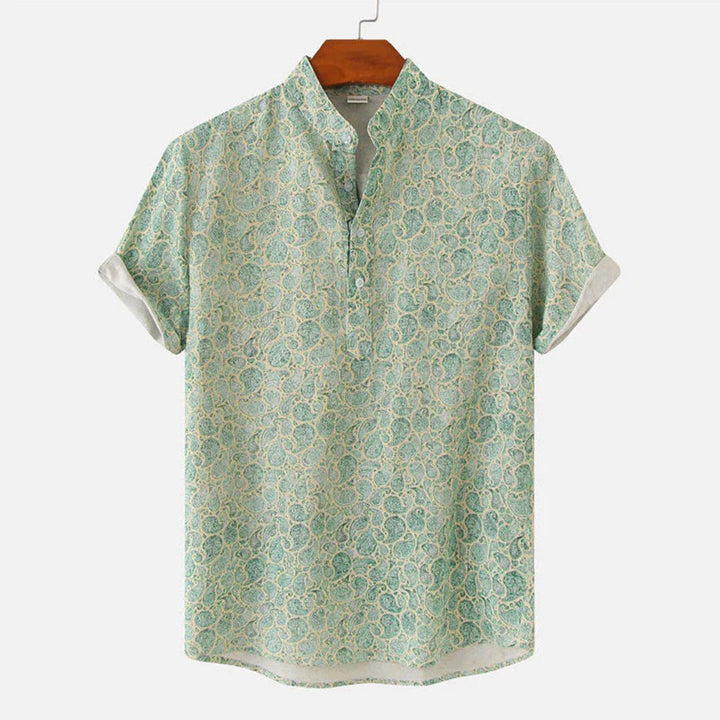 ELTON | Abstract Print Shirt for Men