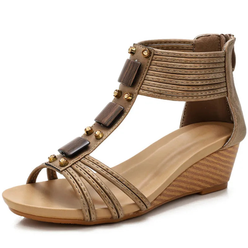 Visby Wedge Sandal