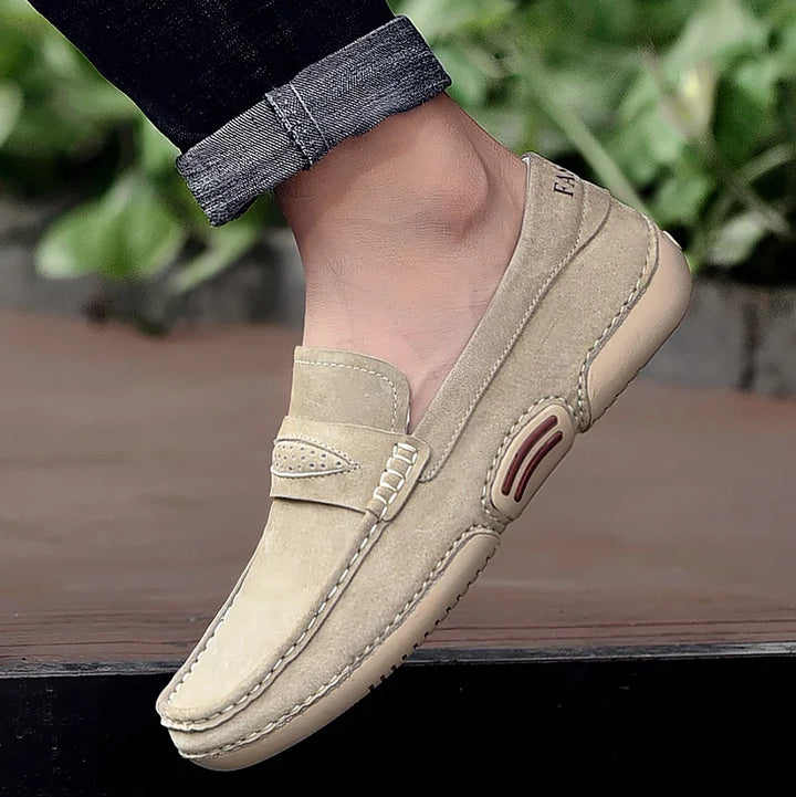 Elite Suede Slip on Shoe