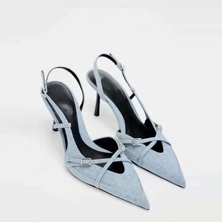 Stylish Virelle Denim Heels for a Chic Look