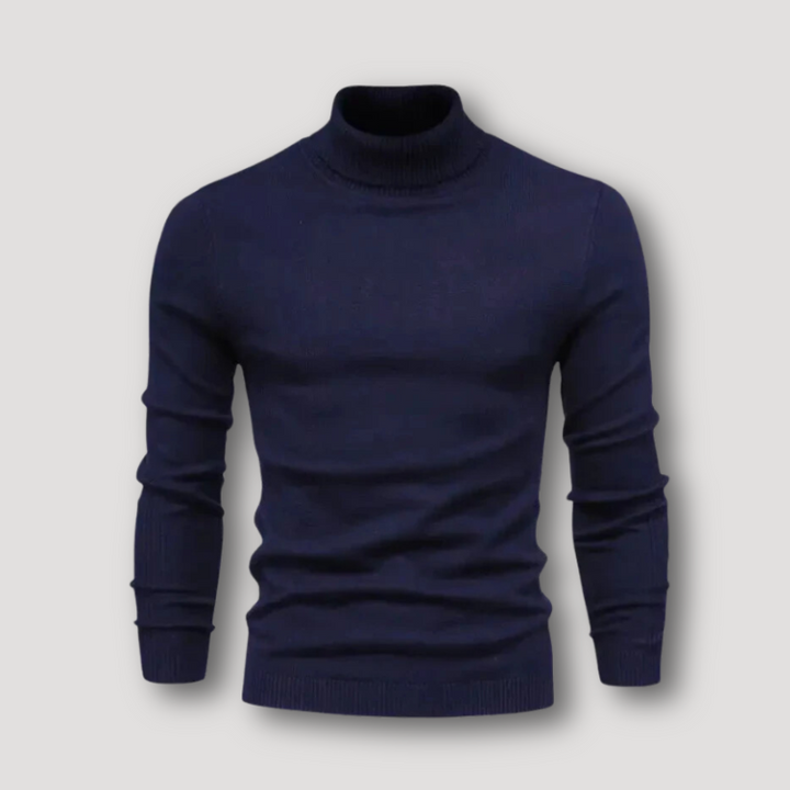 Long Sleeve Slim Fit Turtleneck Sweaters for Men