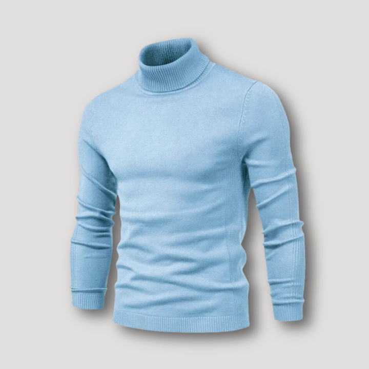 Long Sleeve Slim Fit Turtleneck Sweaters for Men