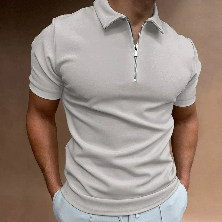 HUGO | Trendy Men's Polo Shirt with Zipper