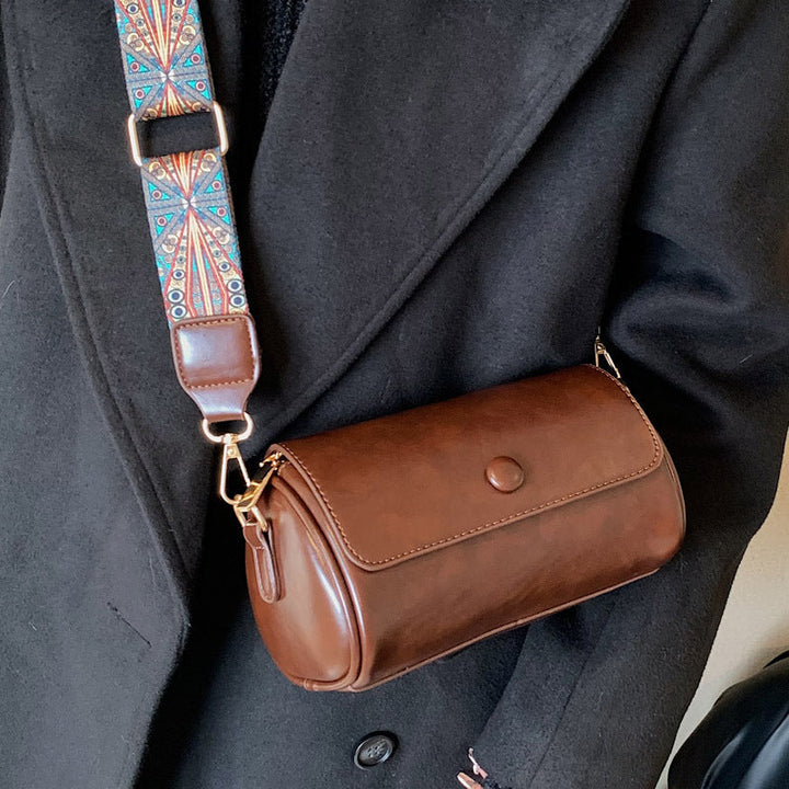 Evie - Boho Leather Crossbody Bag With Handmade Details