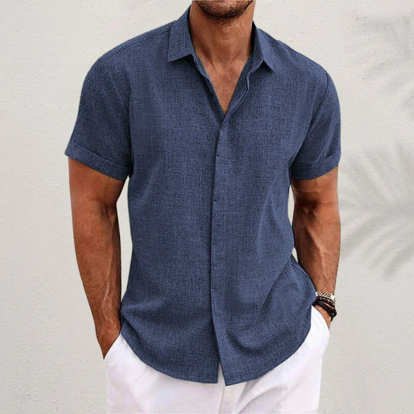 EVAN™ - MEN'S COTTON LINEN SHIRT