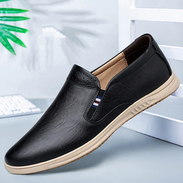 Urban Leather Slip On Shoes