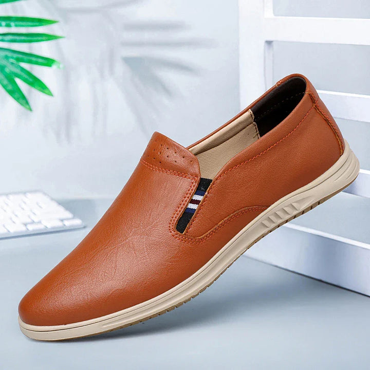 Urban Leather Slip On Shoes