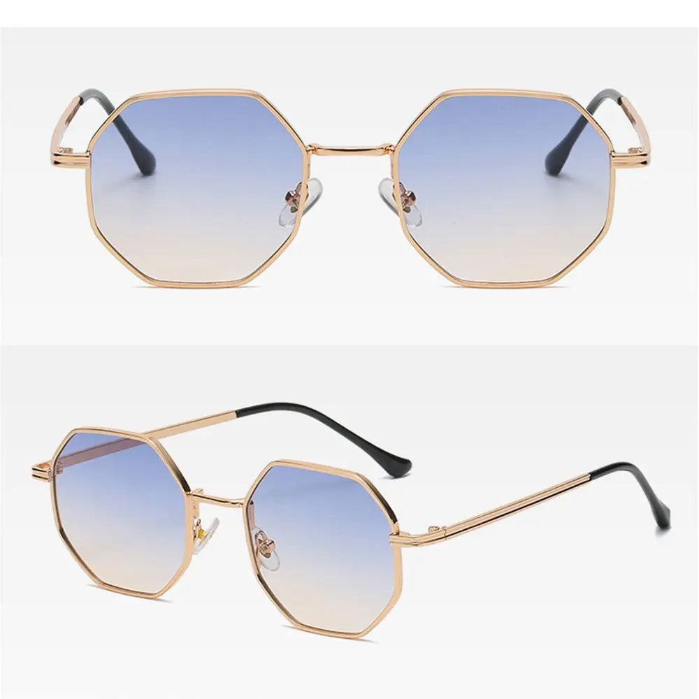 Geometric Glam Sunglasses