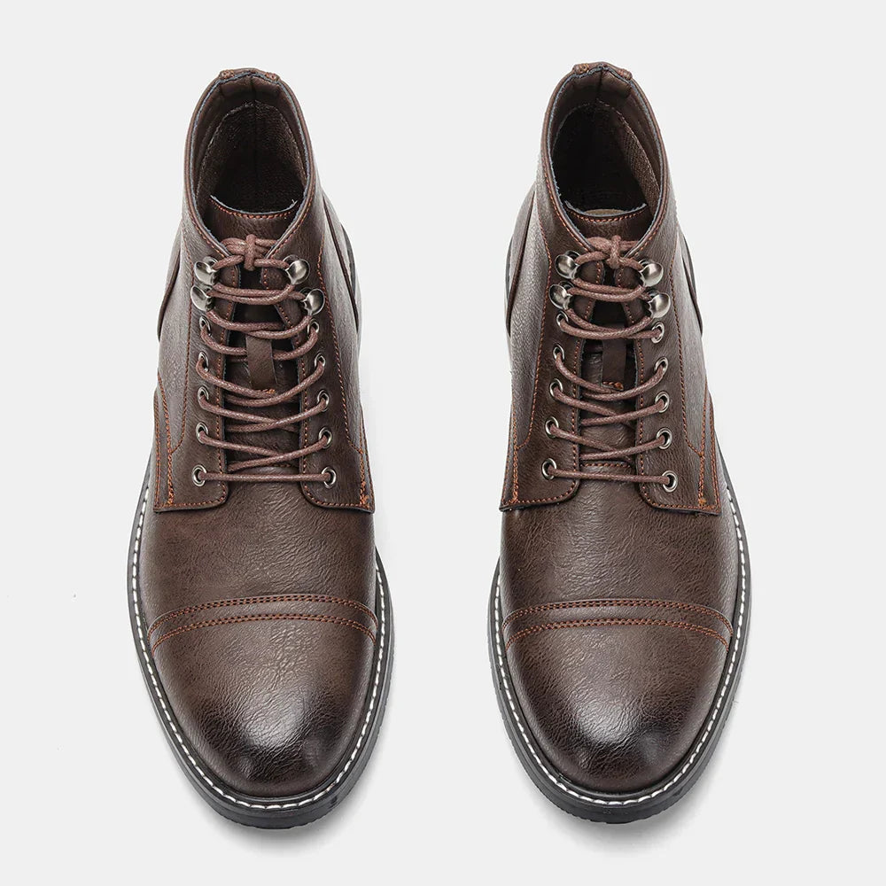 Jameson | Vintage Cap-Toe Derby Boots