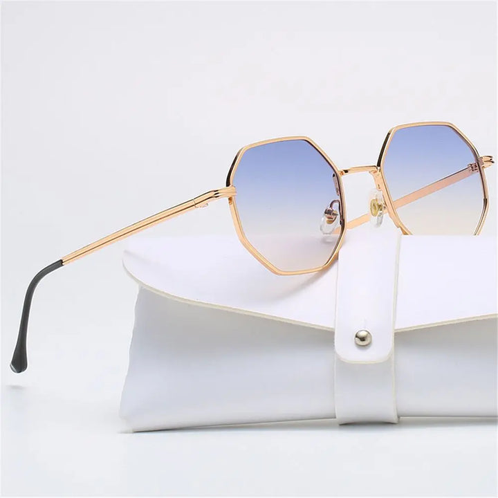 Geometric Glam Sunglasses