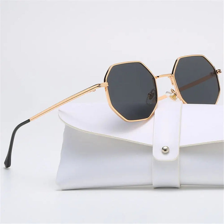 Geometric Glam Sunglasses