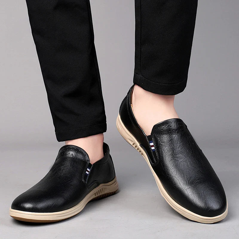 Urban Leather Slip On Shoes