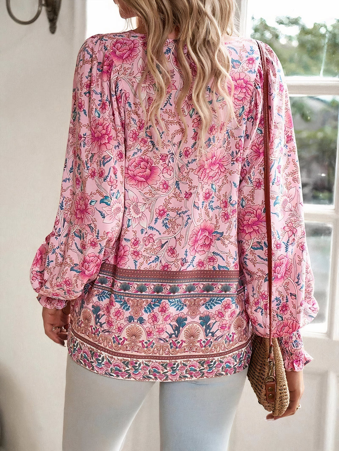 Bohemian Floral Blouse | Sophia