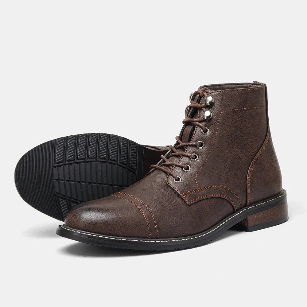 Jameson | Vintage Cap-Toe Derby Boots