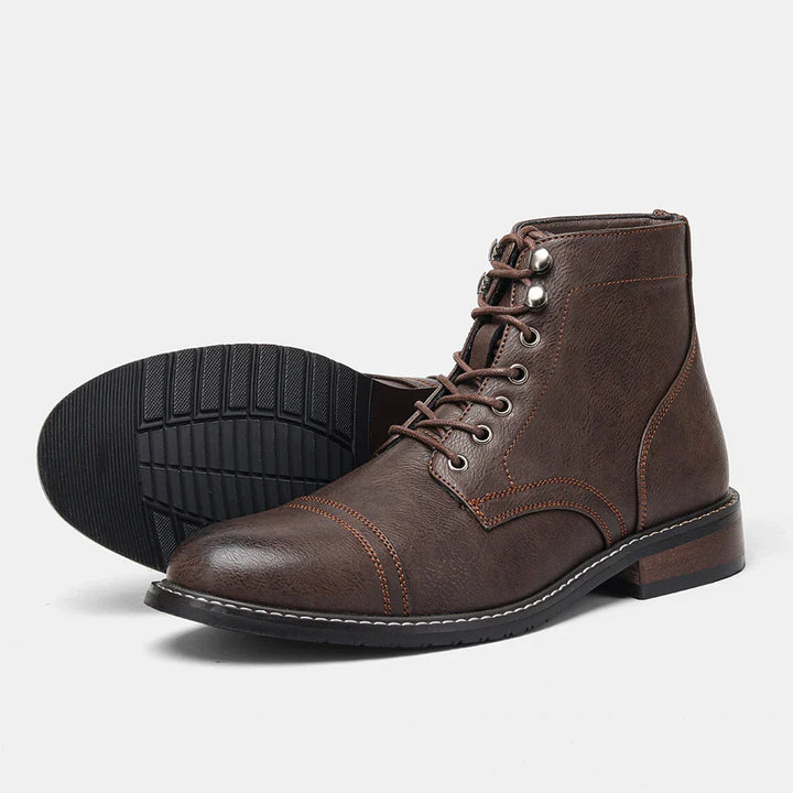 Jameson | Vintage Cap-Toe Derby Boots