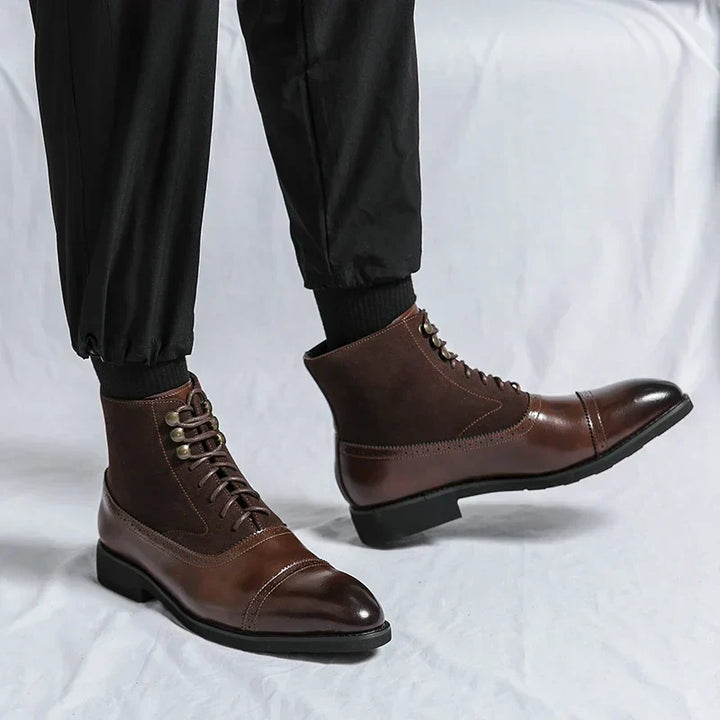 Felix | Classic Lace-Up Leather Boots