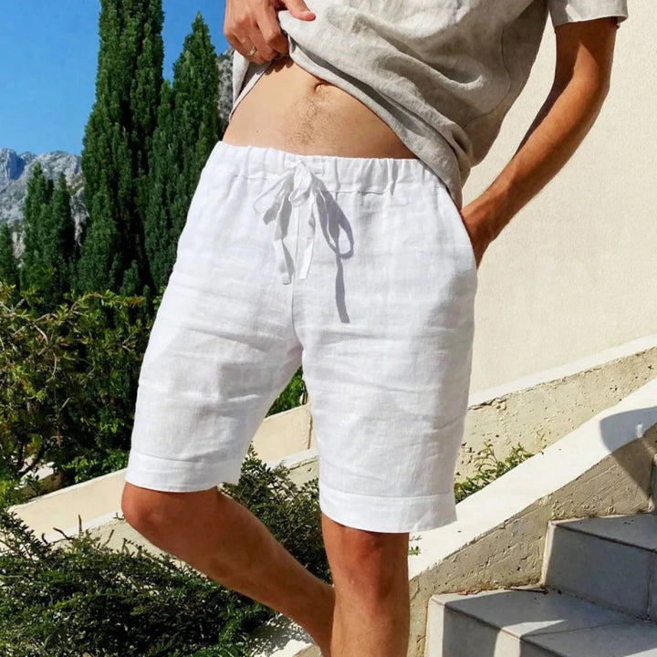 DANIEL™ - COTTON LINEN BEACH SHORTS