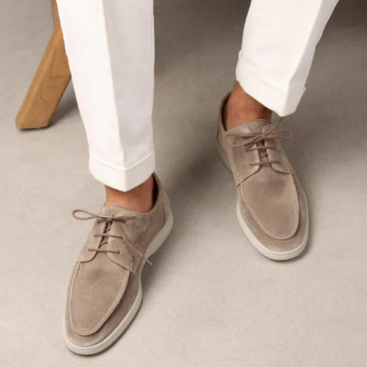 Casual Suede Lace Up Moccasins Loafers for Men Australia