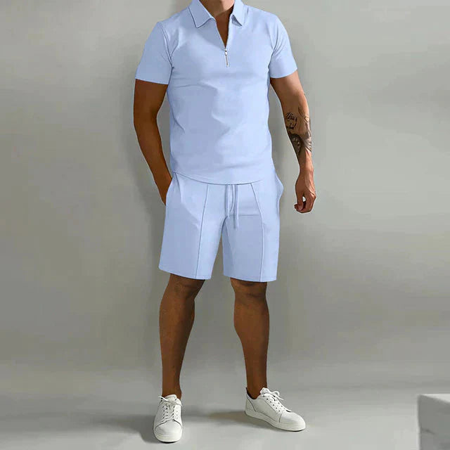 NATHAN | Luxury Men's Polo and Short Set