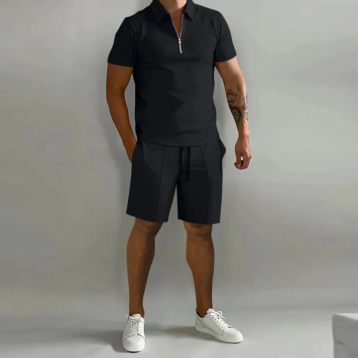 HENRY | Polo and Shorts Two Pieced Set Men