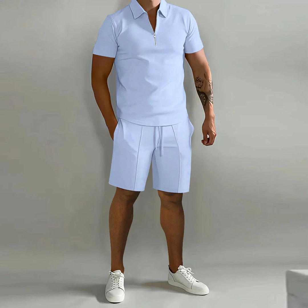 HENRY | Polo and Shorts Two Pieced Set Men