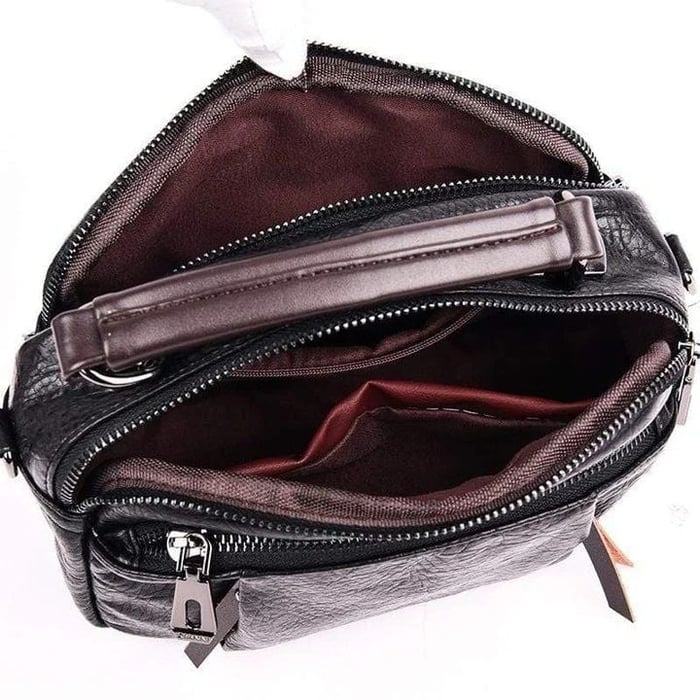 Scarlett - Handmade Multi Pocket Soft Leather Bag