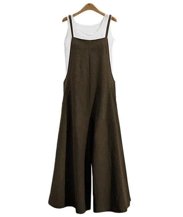 Nicole - Women's Oversized Sleeveless Casual Jumpsuit